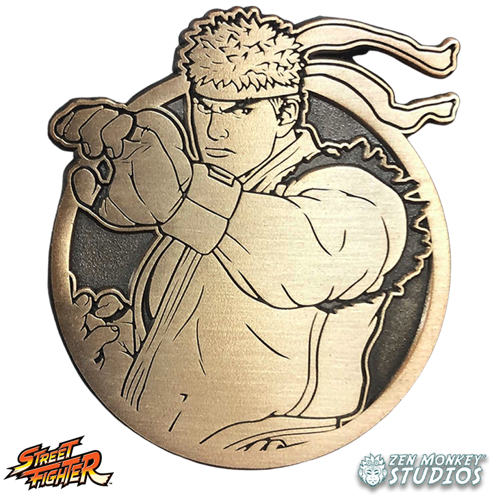 Limited Edition Emblem: Ryu - Street Fighter Enamel Pin