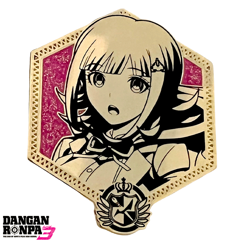 Golden Chiaki Nanami - Limited Edition Danganronpa Enamel Pin
