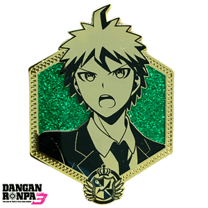 Golden Hajime Hinata - Limited Edition Danganronpa Enamel Pin