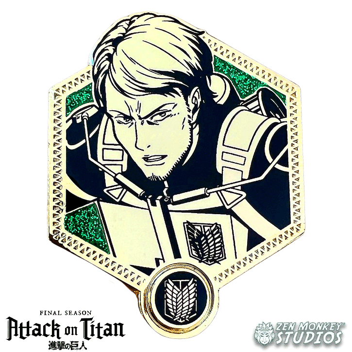 Golden Final Season Jean Pin  - Attack on Titan Collectible Enamel Pin