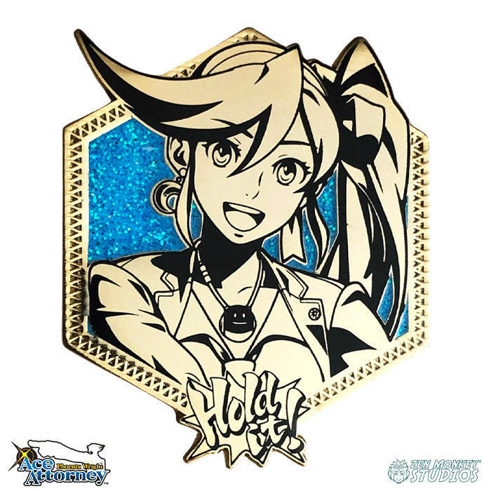 Golden Athena Cykes: Ace Attorney Pin