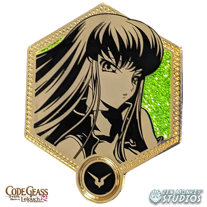Golden C.C. Pin  - Limited Edition Code Geass Collectible Enamel Pin