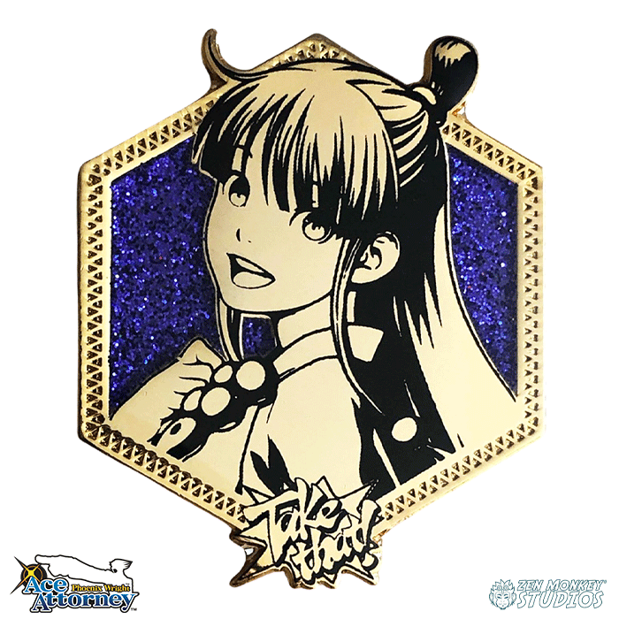 Golden Maya Fey: Ace Attorney Pin