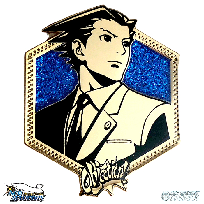 Golden Phoenix Wright: Ace Attorney Pin
