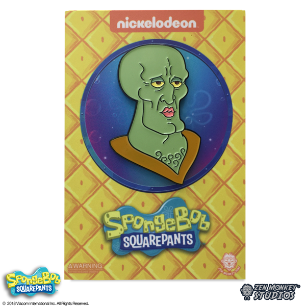 Handsome Squidward - Spongebob Squarepants Pin