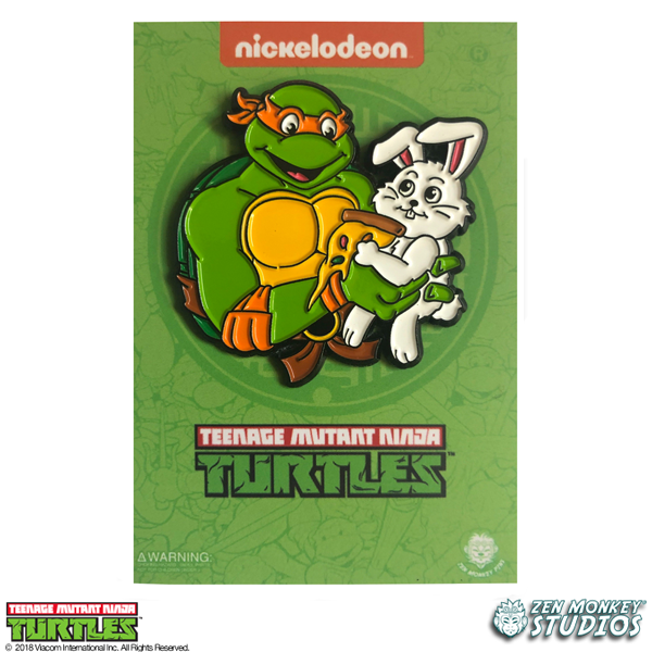 Jelly Bean Pizza with The Easter Bunny - TMNT Pin