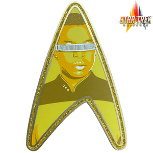 Lt. Commander La Forge's Delta: Star Trek The Next Generation Pin