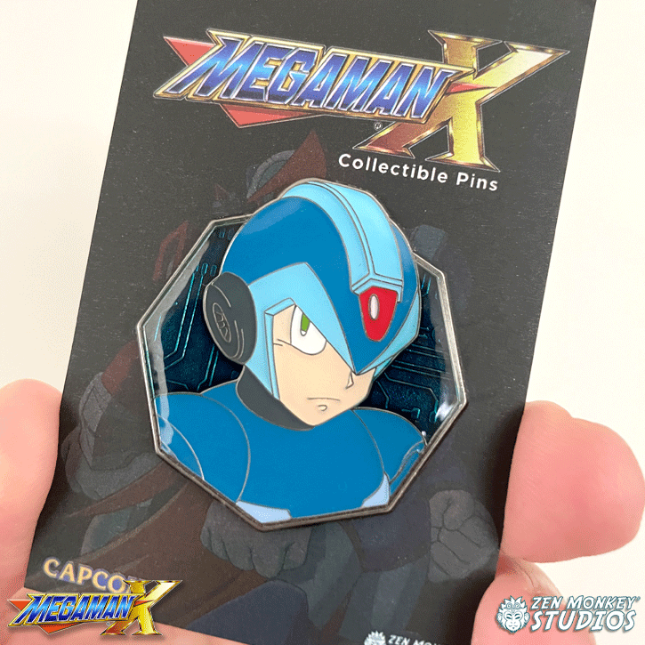 Mega Man X Circuit Board: Mega Man X Pin – Zen Monkey Studios