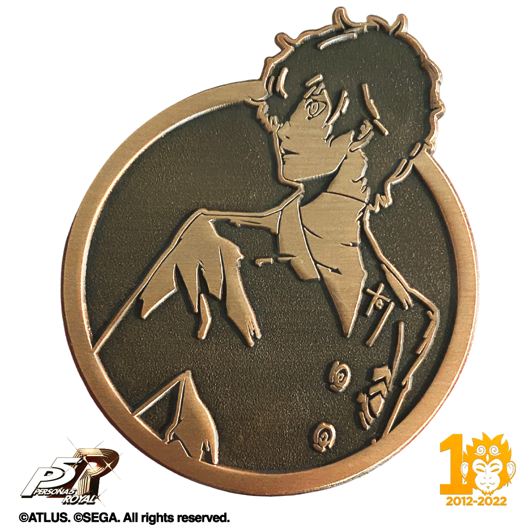 Limited Edition Emblem: Hero/Joker - Persona 5 Royal Enamel Pin