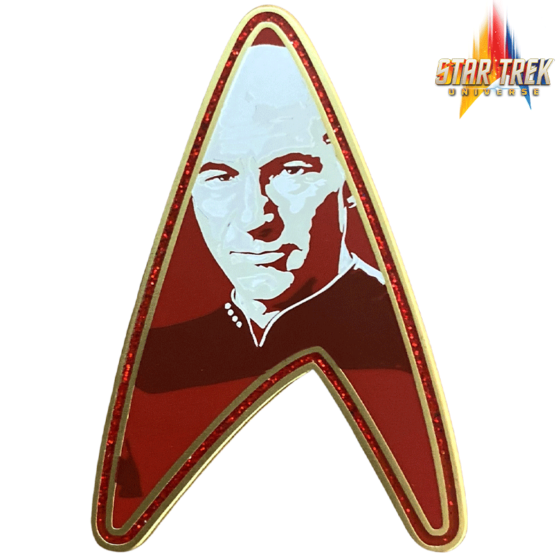 Captain Picard's Delta: Star Trek The Next Generation Pin