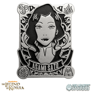 Silver Badge Asami Sato - The Legend Of Korra Collectible Enamel Pin