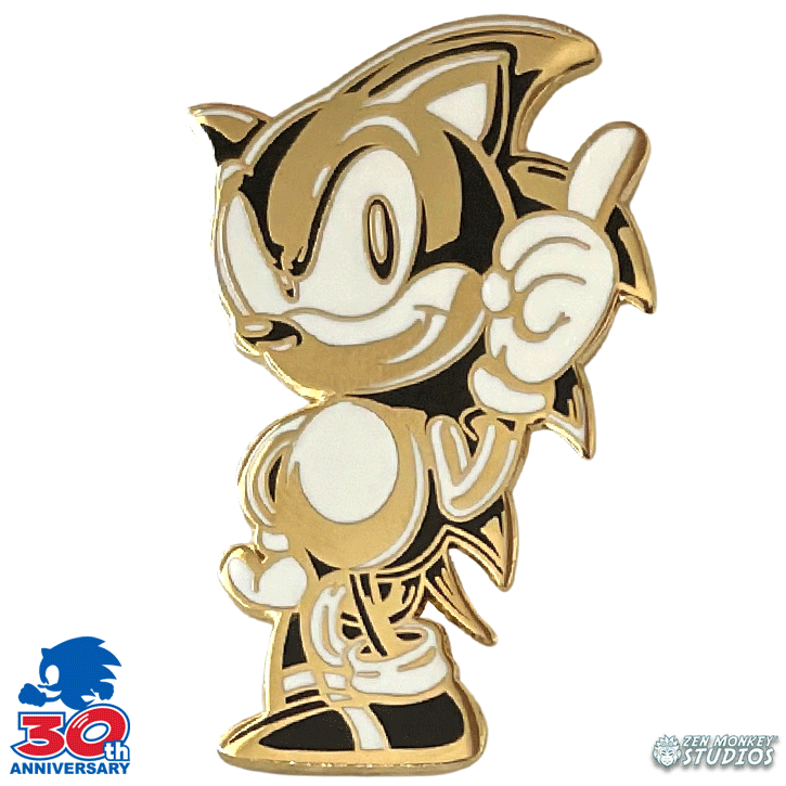 Official Sonic the Hedgehog 30th Anniversary White Bowling Pin