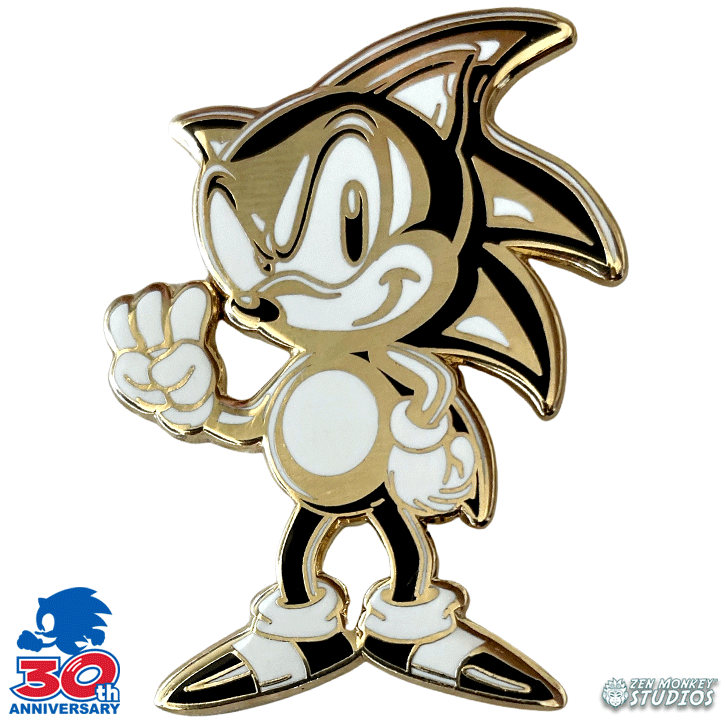 Sonic 3 - Limited Edition Sonic the Hedgehog 30th Anniversary Pin