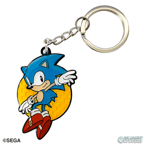 Leaping Sonic: Classic Sonic The Hedgehog Collectible Keychain