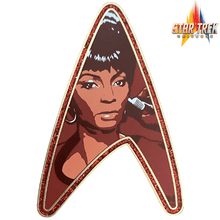 Load image into Gallery viewer, Lieutenant Uhura&#39;s Delta: Star Trek The Original Series Pin
