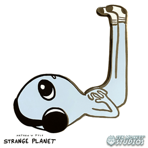 Limbs Up, Headphones Out: Strange Planet Collectible Pin