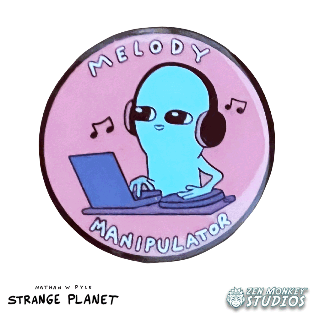 Melody Manipulator: Strange Planet Collectible Pin