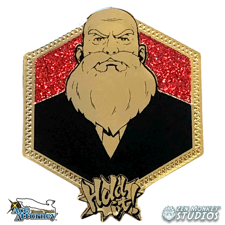 Golden Judge: 1st Edition Ace Attorney Pin