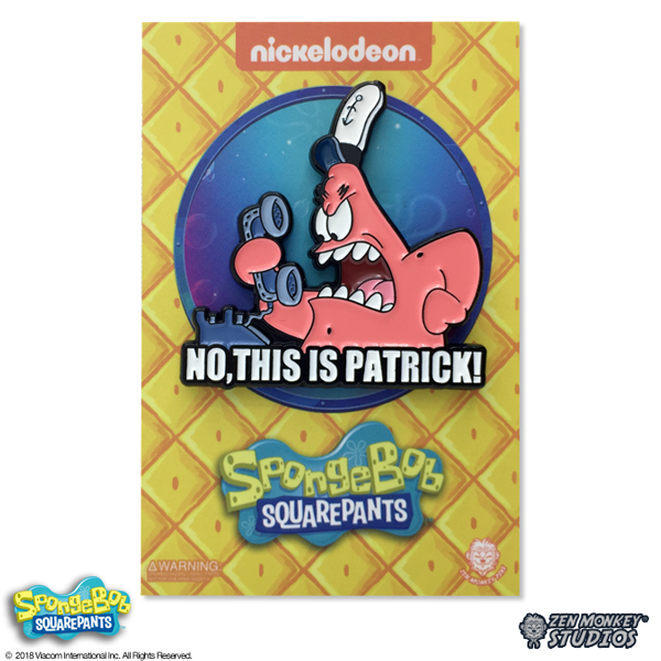 No, This Is Patrick! - Spongebob Squarepants Pin