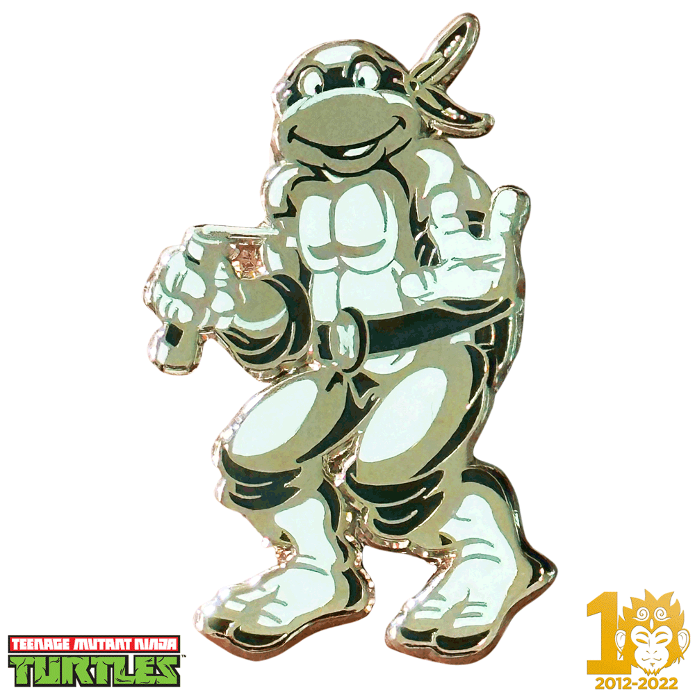 ZMS 10th Anniversary: Michelangelo -  Teenage Mutant Ninja Turtles Pin