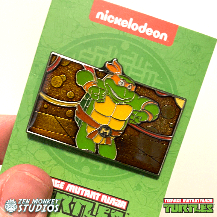 Michelangelo is a Party Dude: TMNT Collectible Enamel Pin